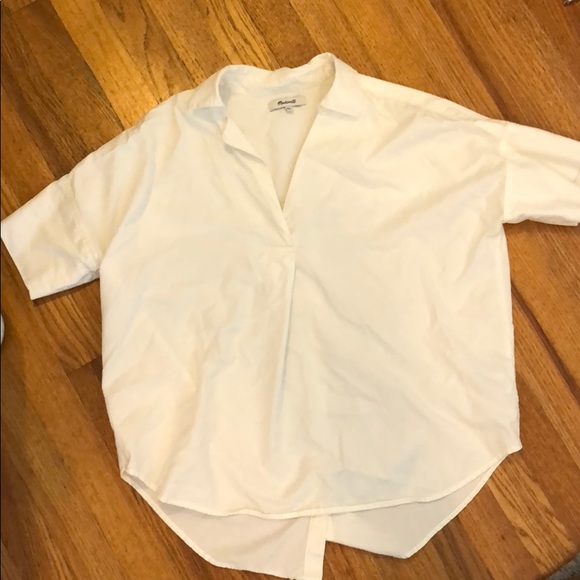 White Button Down Blouse by Madewell - Picture 2 of 4